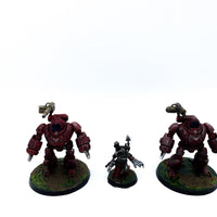 Warhammer 40k Adeptus Mechanicus Kastelan Robots detailliert bemalt games workshop