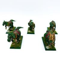 Warhammer 40k Astra Militarum alternativ Modelle für Rough rider (Seraphon, Echsenmenschen) detailliert bemalt - Tabletoploot