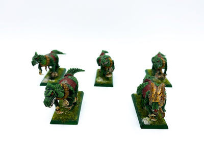 Warhammer 40k Astra Militarum alternativ Modelle für Rough rider (Seraphon, Echsenmenschen) detailliert bemalt - Tabletoploot