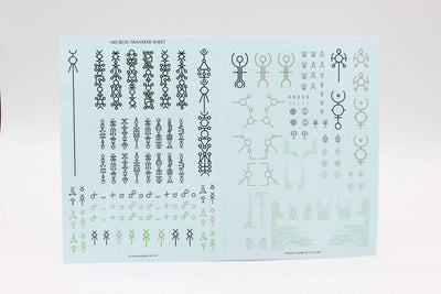 Warhammer 40k Necron Decals Transfer Sheet Doppelbogen games workshop