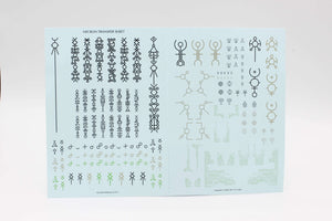 Warhammer 40k Necron Decals Transfer Sheet Doppelbogen games workshop