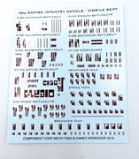 Warhammer 40k Tau Empire Decals Transfer Sheet - Tabletoploot