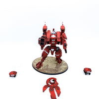 Warhammer 40k Tau XV104 Riptide battlesuit detailliert bemalt games workshop