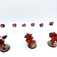 Warhammer 40k Tau XV8 Crisis Battlesuits Team detailliert bemalt - Tabletoploot