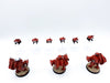 Warhammer 40k Tau XV8 Crisis Battlesuits Team detailliert bemalt - Tabletoploot