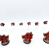 Warhammer 40k Tau XV8 Crisis Battlesuits Team detailliert bemalt - Tabletoploot