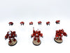 Warhammer 40k Tau XV8 Crisis Battlesuits Team detailliert bemalt - Tabletoploot