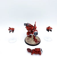 Warhammer 40k Tau XV88 Broadside Battlesuit detailliert bemalt games workshop