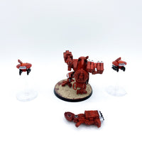 Warhammer 40k Tau XV88 Broadside Battlesuit detailliert bemalt games workshop