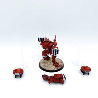 Warhammer 40k Tau XV88 Broadside Battlesuit detailliert bemalt games workshop