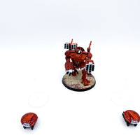 Warhammer 40k Tau XV88 Broadside Battlesuit detailliert bemalt games workshop