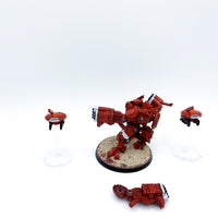 Warhammer 40k Tau XV88 Broadside Battlesuit detailliert bemalt games workshop