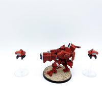 Warhammer 40k Tau XV88 Broadside Battlesuit detailliert bemalt games workshop