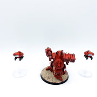 Warhammer 40k Tau XV88 Broadside Battlesuit detailliert bemalt games workshop