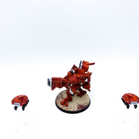 Warhammer 40k Tau XV88 Broadside Battlesuit detailliert bemalt games workshop