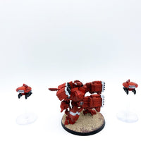 Warhammer 40k Tau XV88 Broadside Battlesuit detailliert bemalt games workshop