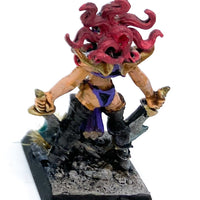 Warhammer Fantasy/AoS Dunkelelf aus Zinn (detailliert bemalt) - Tabletoploot