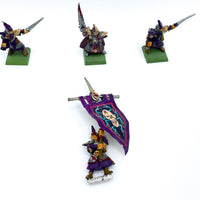 Warhammer Fantasy/AoS Dunkelelfen aus Zinn bemalt - Tabletoploot