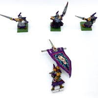 Warhammer Fantasy/AoS Dunkelelfen aus Zinn bemalt - Tabletoploot