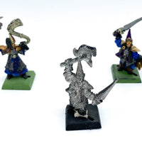 Warhammer Fantasy/AoS Dunkelelfen aus Zinn größtenteils bemalt - Tabletoploot