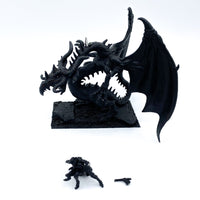 Warhammer Fantasy/AoS Dunkelelfen Drache aus Zinn grundiert Games Workshop