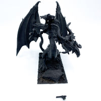 Warhammer Fantasy/AoS Dunkelelfen Drache aus Zinn grundiert Games Workshop